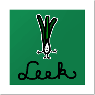 Leek Posters and Art